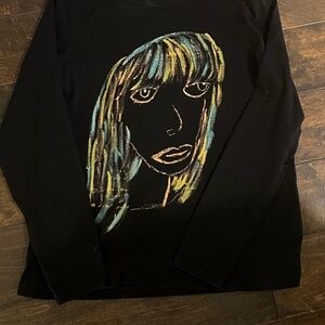 Bleach paint portrait